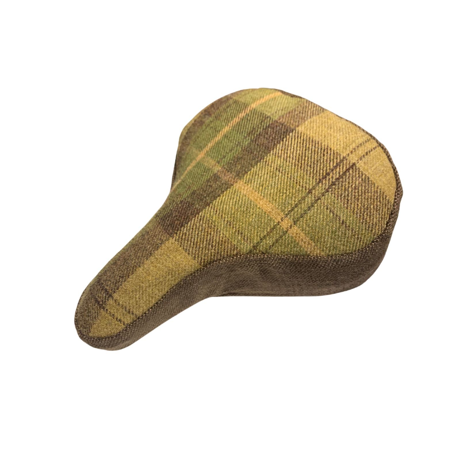 Tweed Saddle Cover - Green and Brown