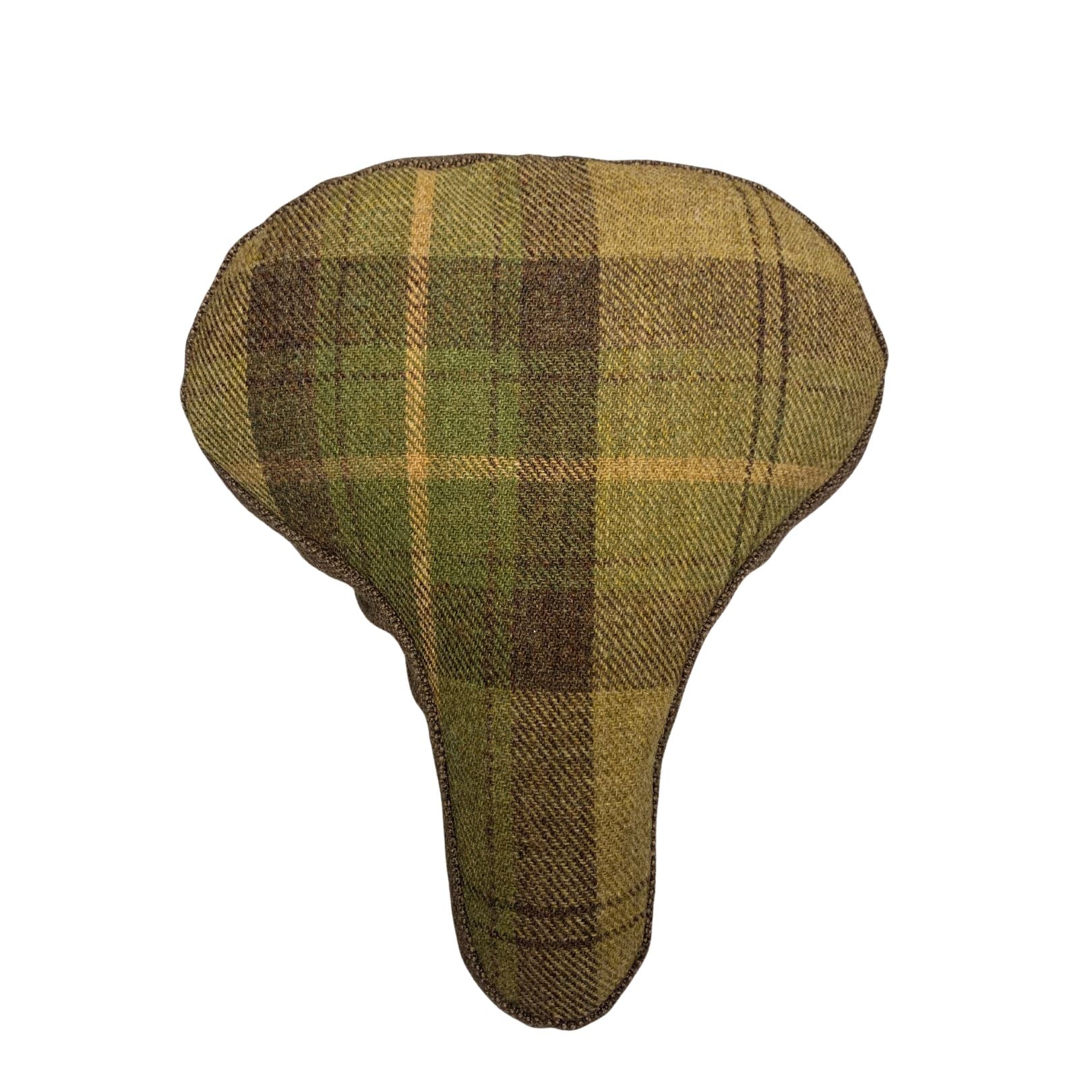 Tweed Saddle Cover - Green and Brown