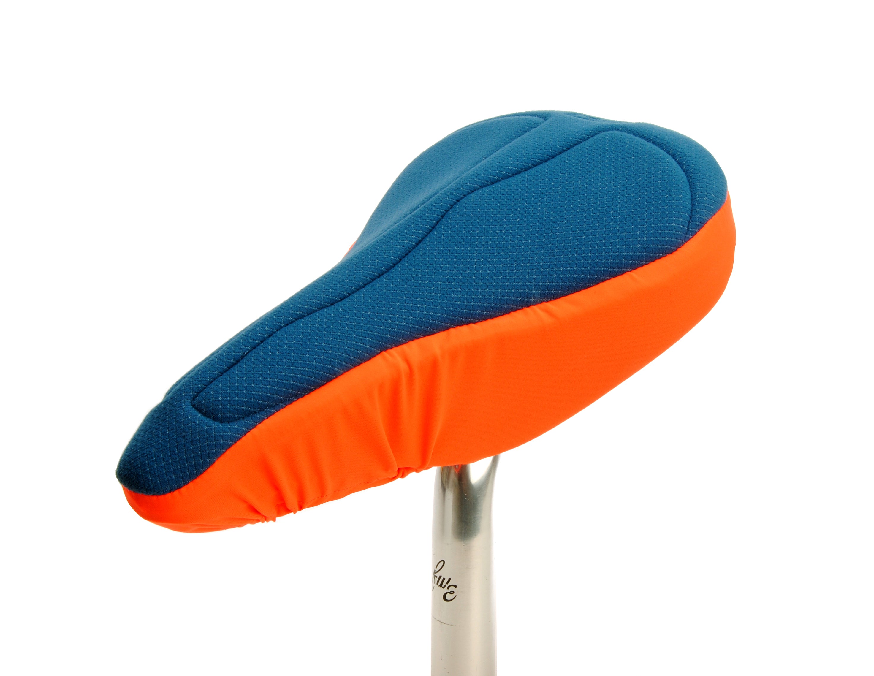blue-and-orange-padded-bike-seat-cover-for-triathlon-training
