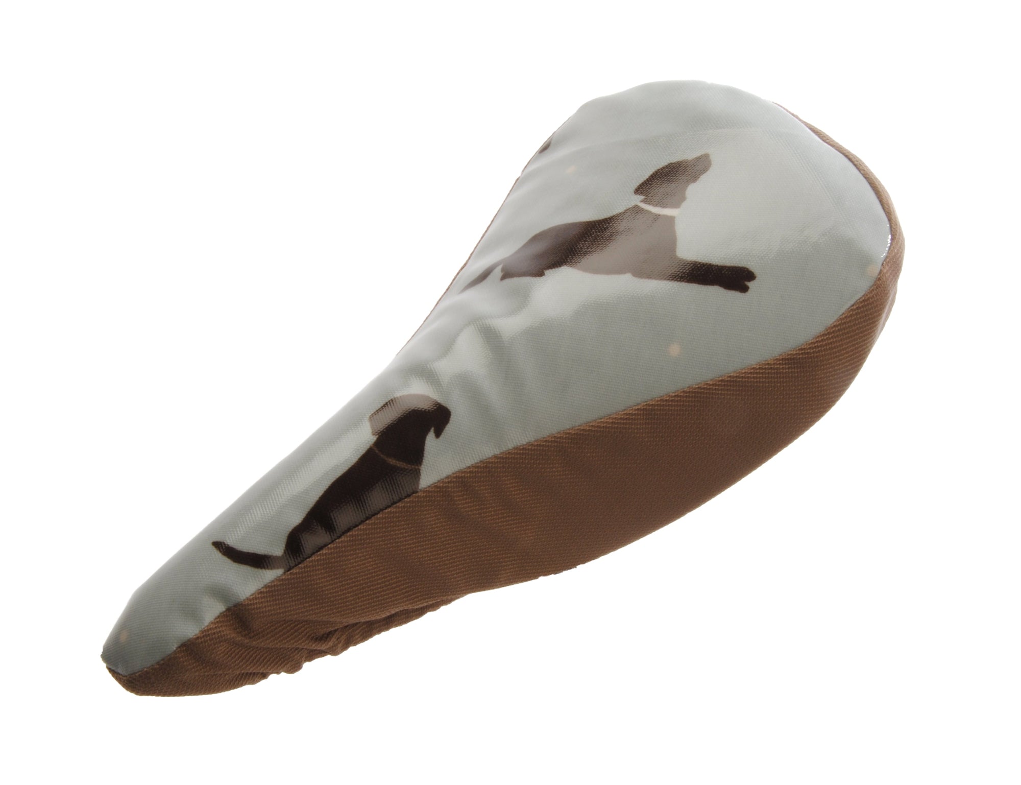 brown labrador motif waterproof bike seat cover for road bike