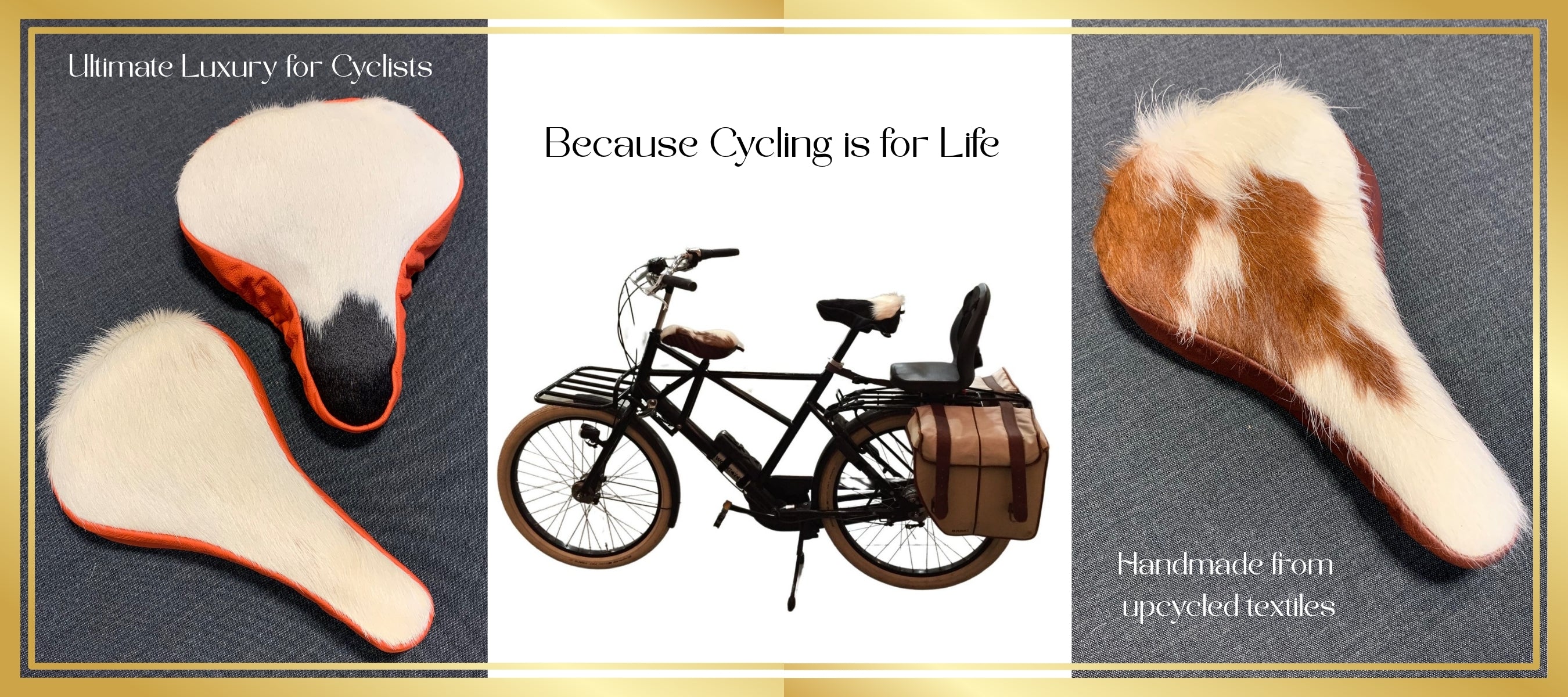 Cowhide-and-leather-Bicycle-Seat-Cover-for-ultimate-luxury