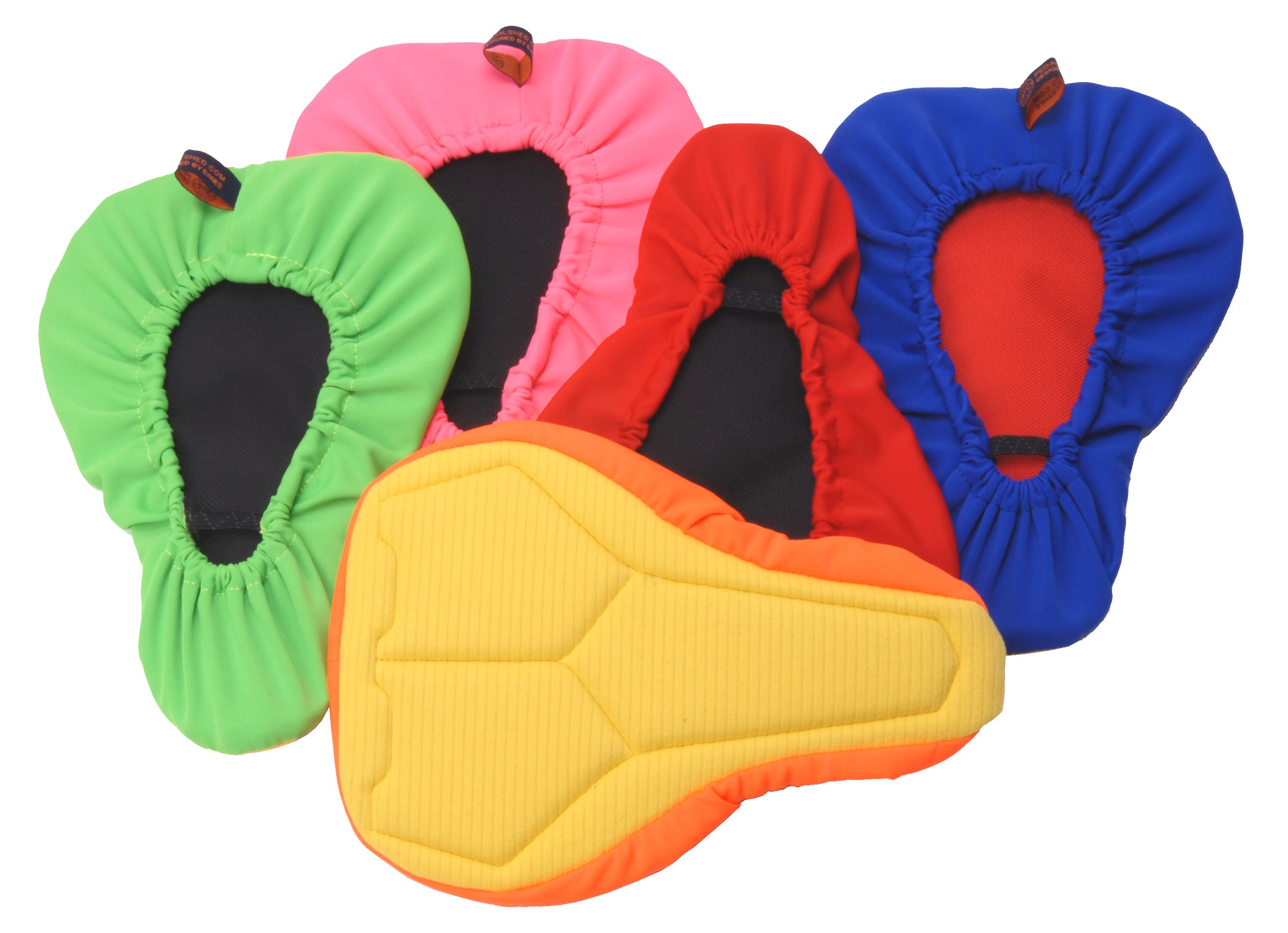 Kids Cushy Cover | Blue & Red Bike Seat Cover