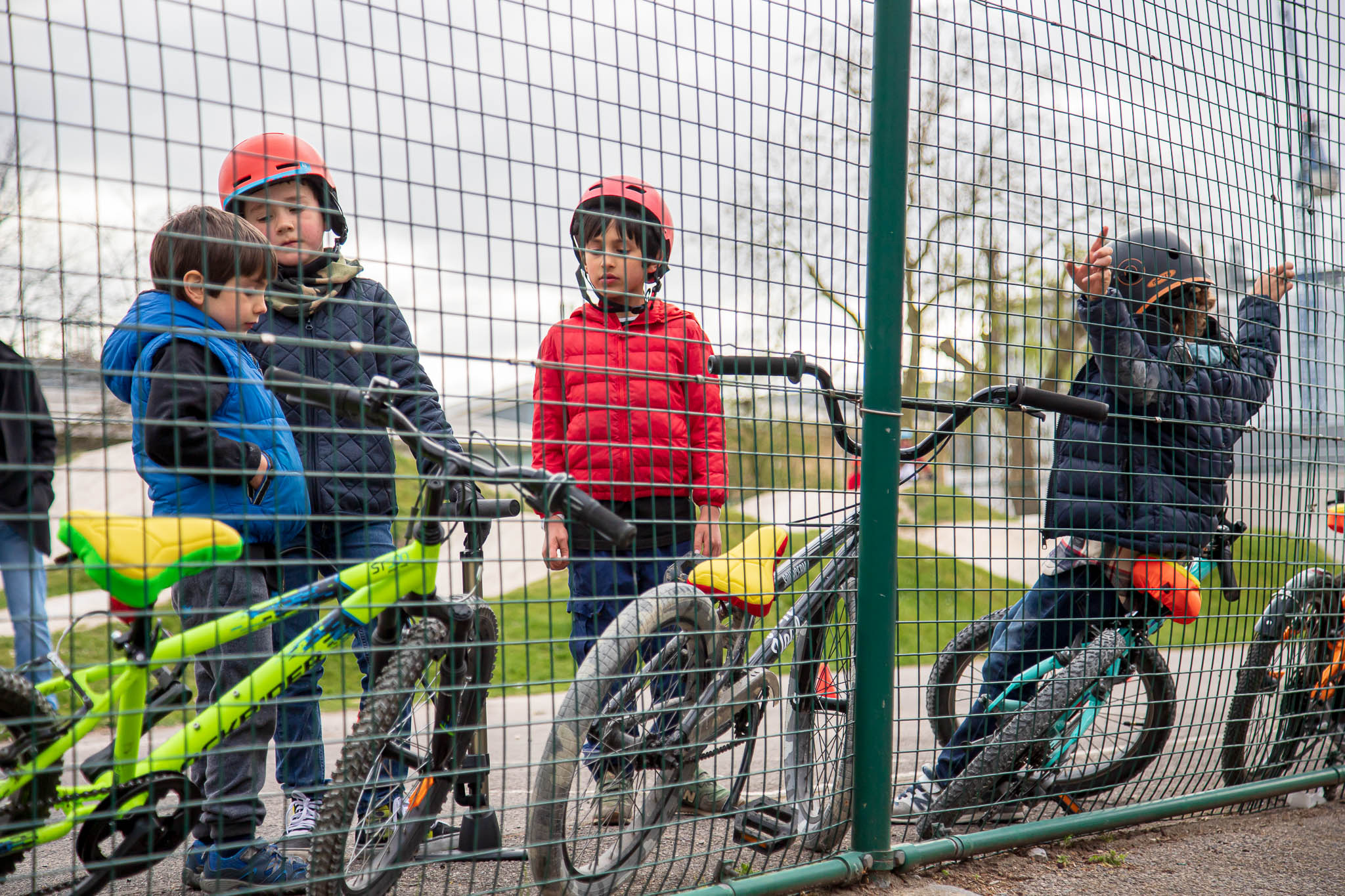 Kids Cushy Cover | Blue & Green Bike Seat Cover