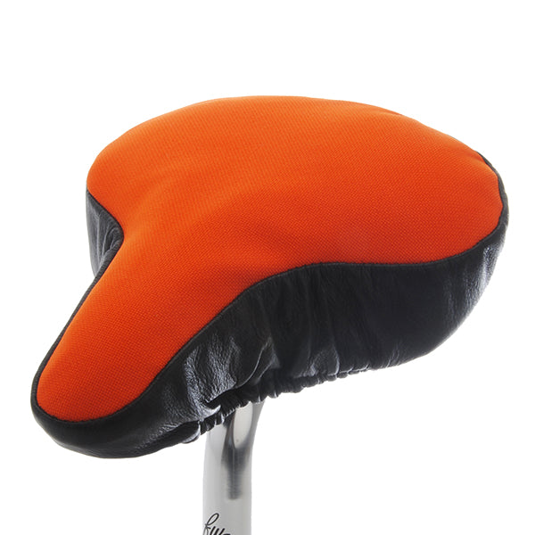 Bright Orange Bike Seat Cover - Flame