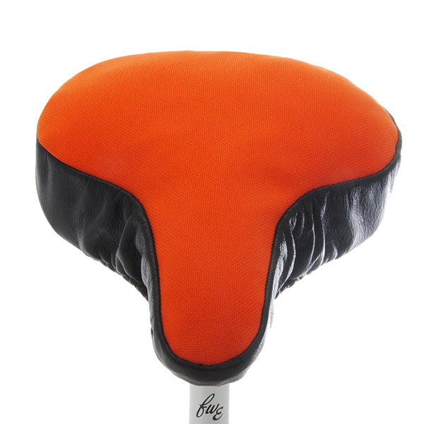 Bright Orange Bike Seat Cover - Flame
