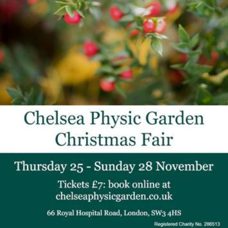 Chelsea Physic Garden Christmas Fair