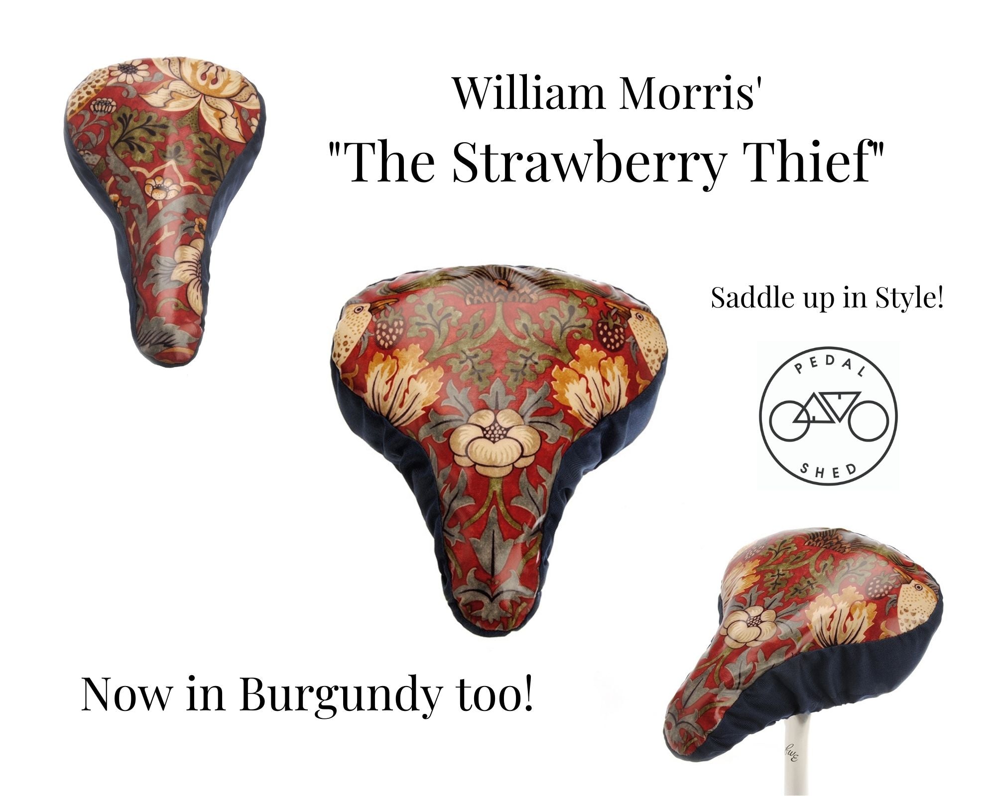 More William Morris Bike seat covers!