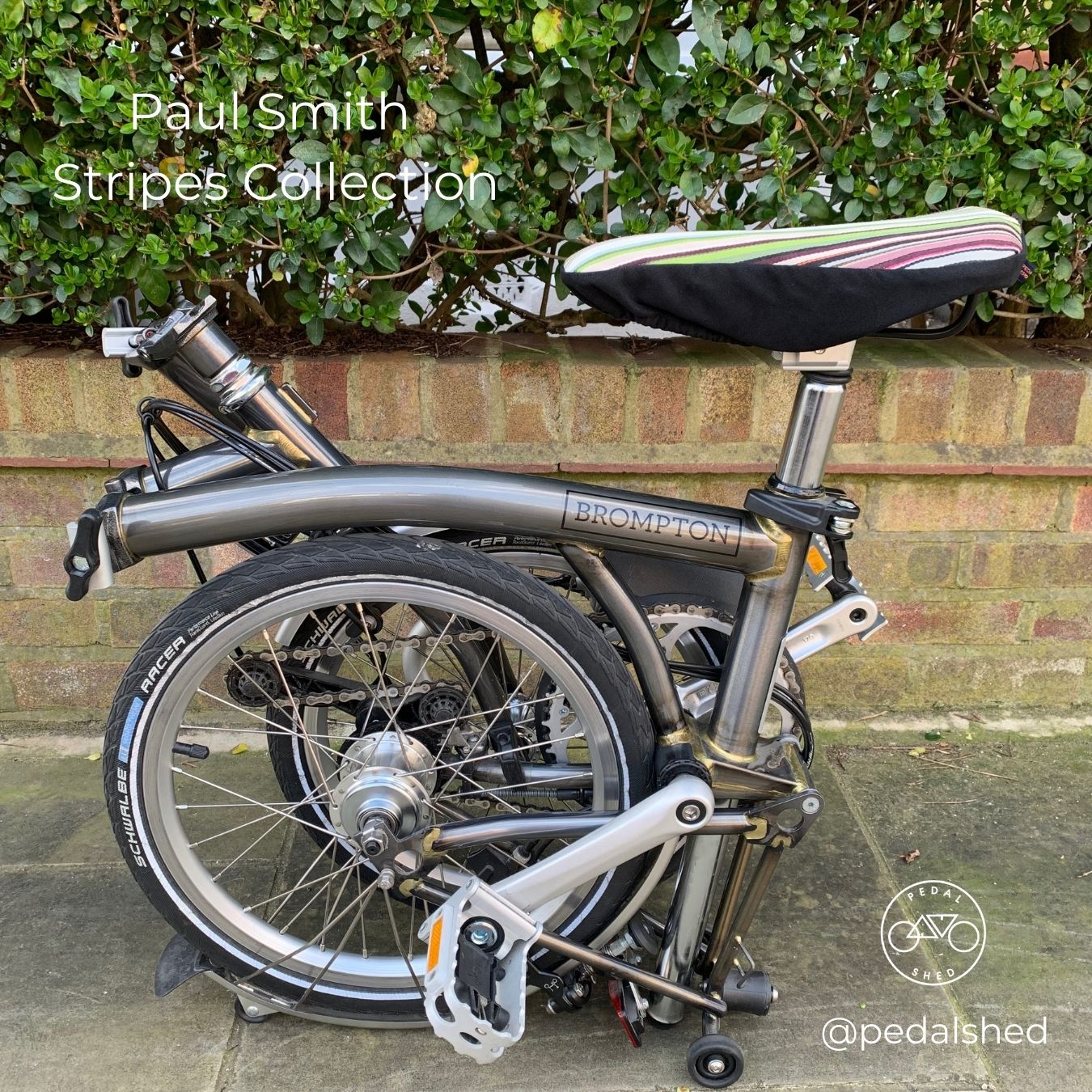 Paul Smith Stripes - Slim Bicycle Seat Cover - Pure Luxury